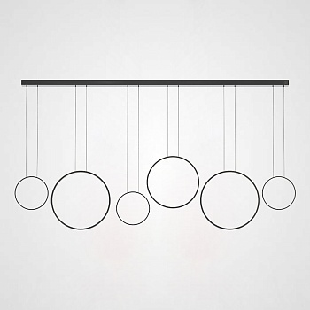 Подвесной светильник FREDDO L210 Black by ImperiumLoft