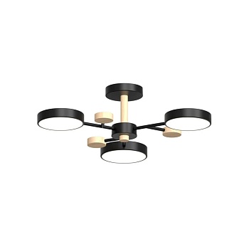 Люстра на штанге LED4U L3203-620 BK