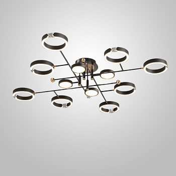Потолочная люстра SELLIF CH L12 Black by ImperiumLoft