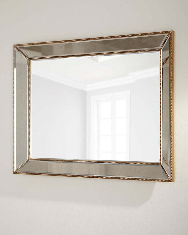 Зеркало в золотой раме Франческо Louvre Home LH004G-ZSWA