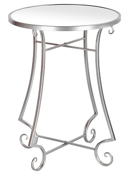 Столик интерьерный с зеркальной столешницей Glasar 54-245