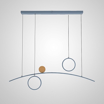 Подвесной светильник ABIGAIL LONG Gray by ImperiumLoft