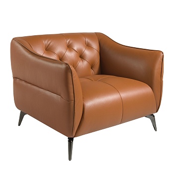 Кресло 5098/KF150-1P с кожаной обивкой капитоне Angel Cerda