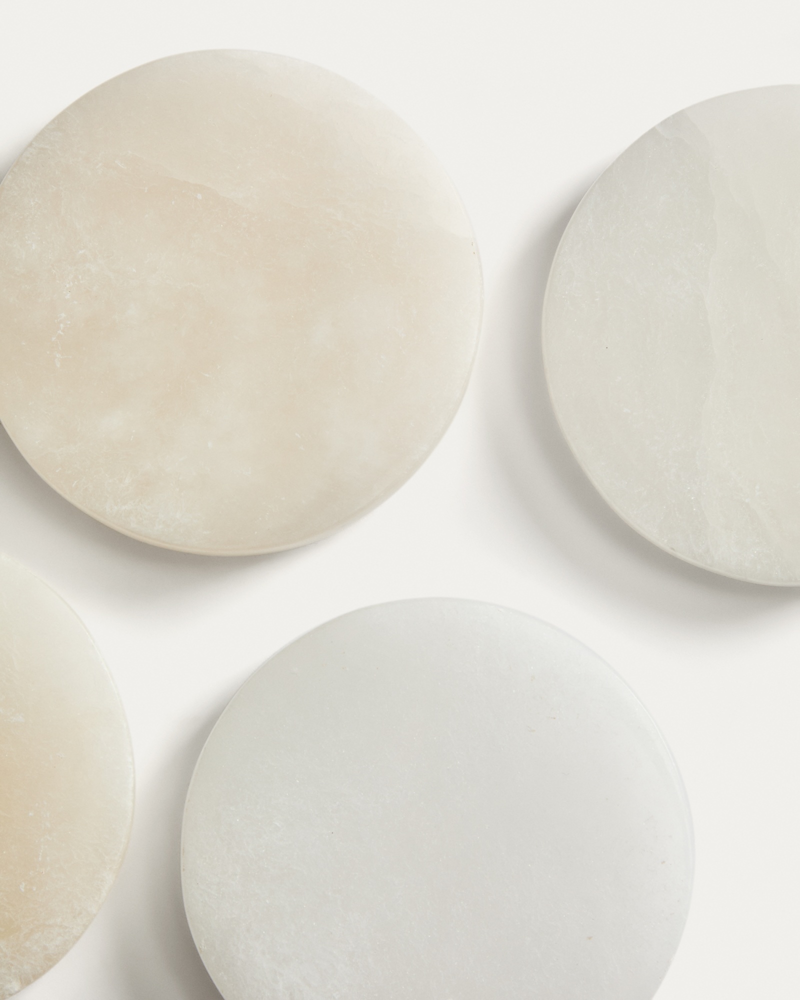 Noreli набор из 4 алебастровых подставок La Forma (ex Julia Grup)
