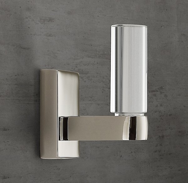 Крючок Restoration Hardware Lambeth Crystal Polished Nickel