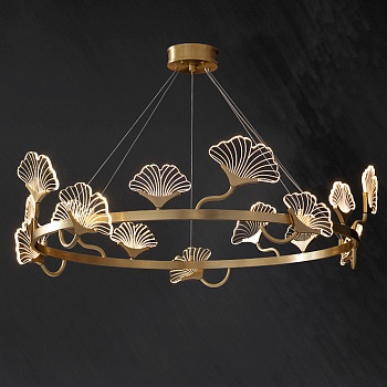 Светодиодная люстра с кольцевым каркасом SELVI B D100 by ImperiumLoft