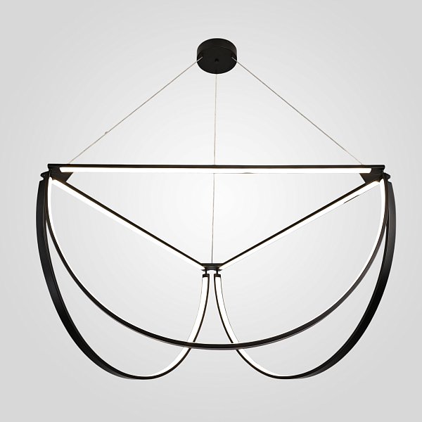 Подвесной светильник SOLANA LIGHT 3 Black by ImperiumLoft
