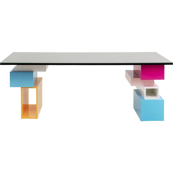 Стол письменный  KARE x Karim Rashid Pixel with glass top200x90cm KARE 70902