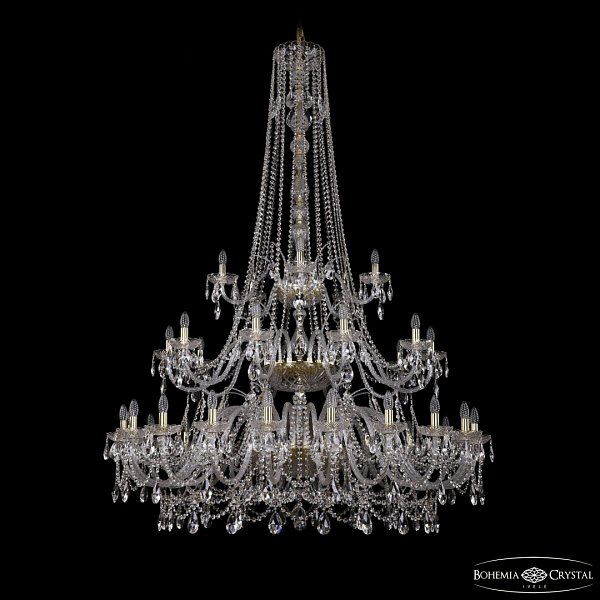 Люстра хрустальная 1411/20+10+5/530/h-202/3d G