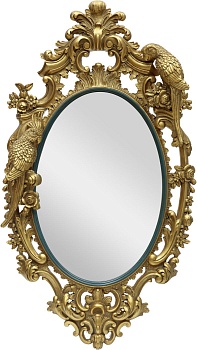 Зеркало настенное с попугаями, под старину Glasar 28-439