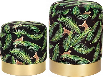 Пуфы с крышкой, набор Glasar 49-303/BM