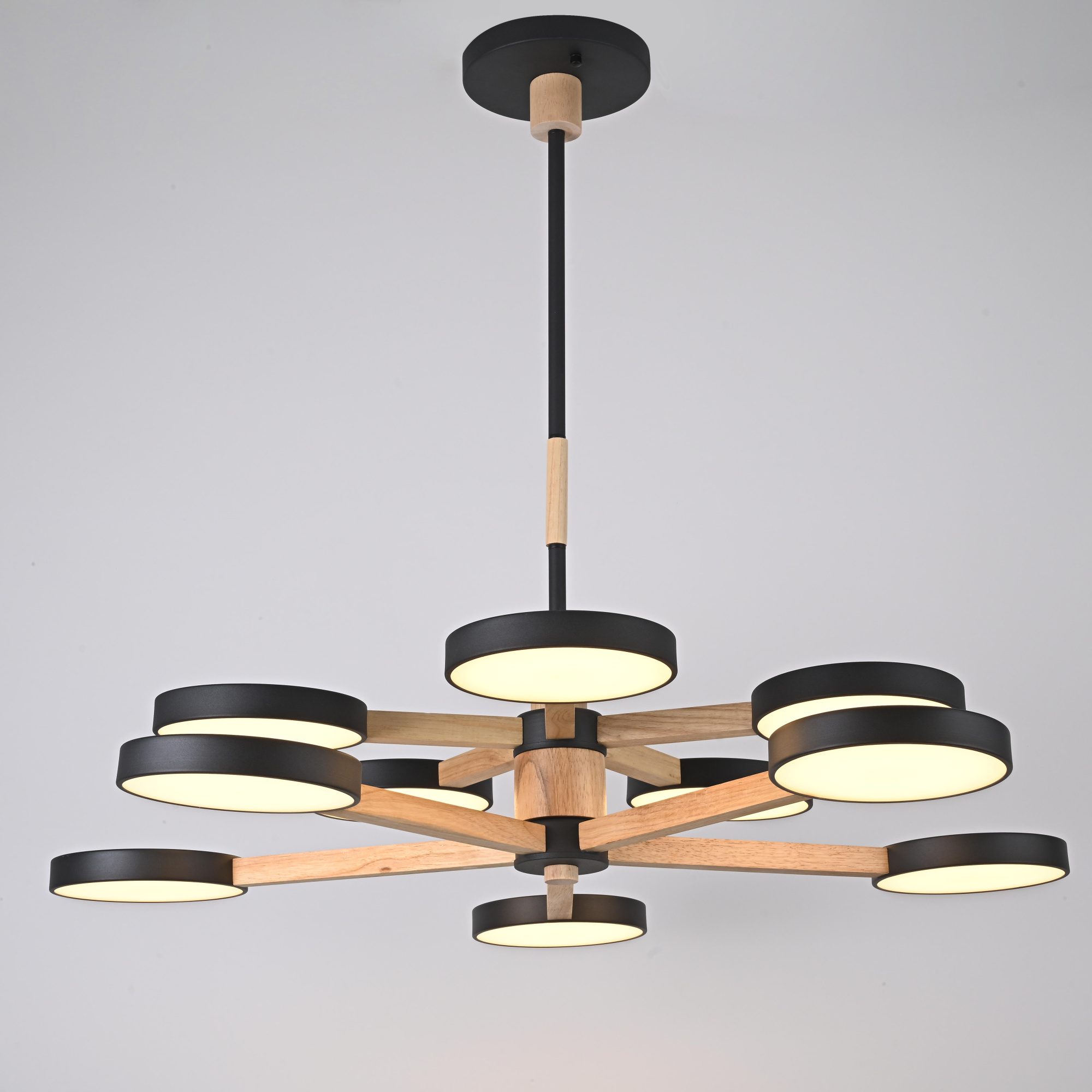 Подвесная люстра TURNA DBL L10 Black by ImperiumLoft