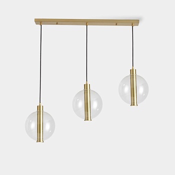 Подвесной светильник CENTER 3 Планка by ImperiumLoft