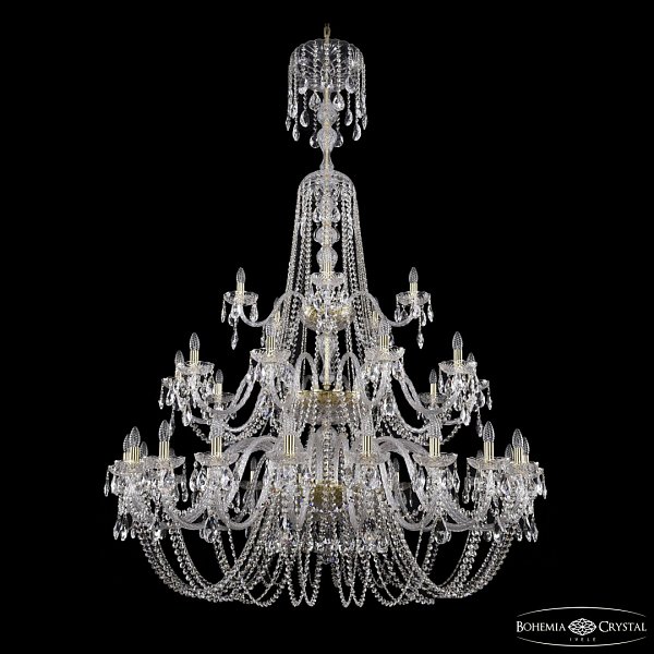Люстра хрустальная 1402/20+10+5/530/XL-206/3d G