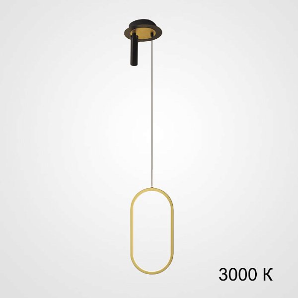 Подвесной светильник STRING D Black 3000К by ImperiumLoft