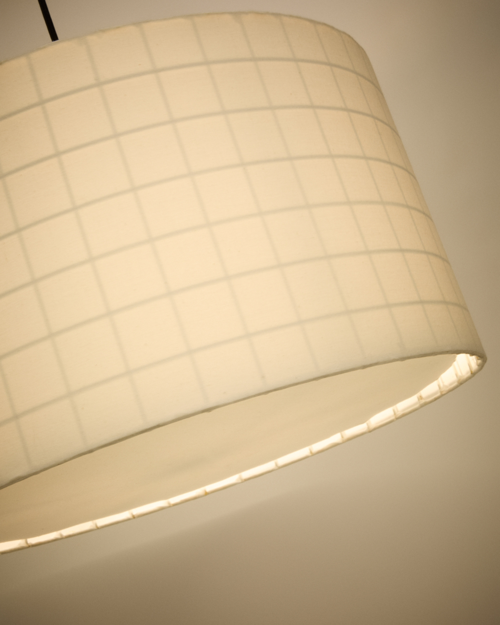 Dulan Подвестной светильник Ø45 см ткань белая La Forma (ex Julia Grup)