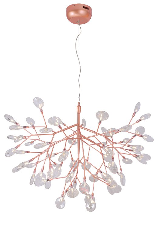 Светильник подвесной Crystal Lux EVITA SP63 COPPER/TRANSPARENT