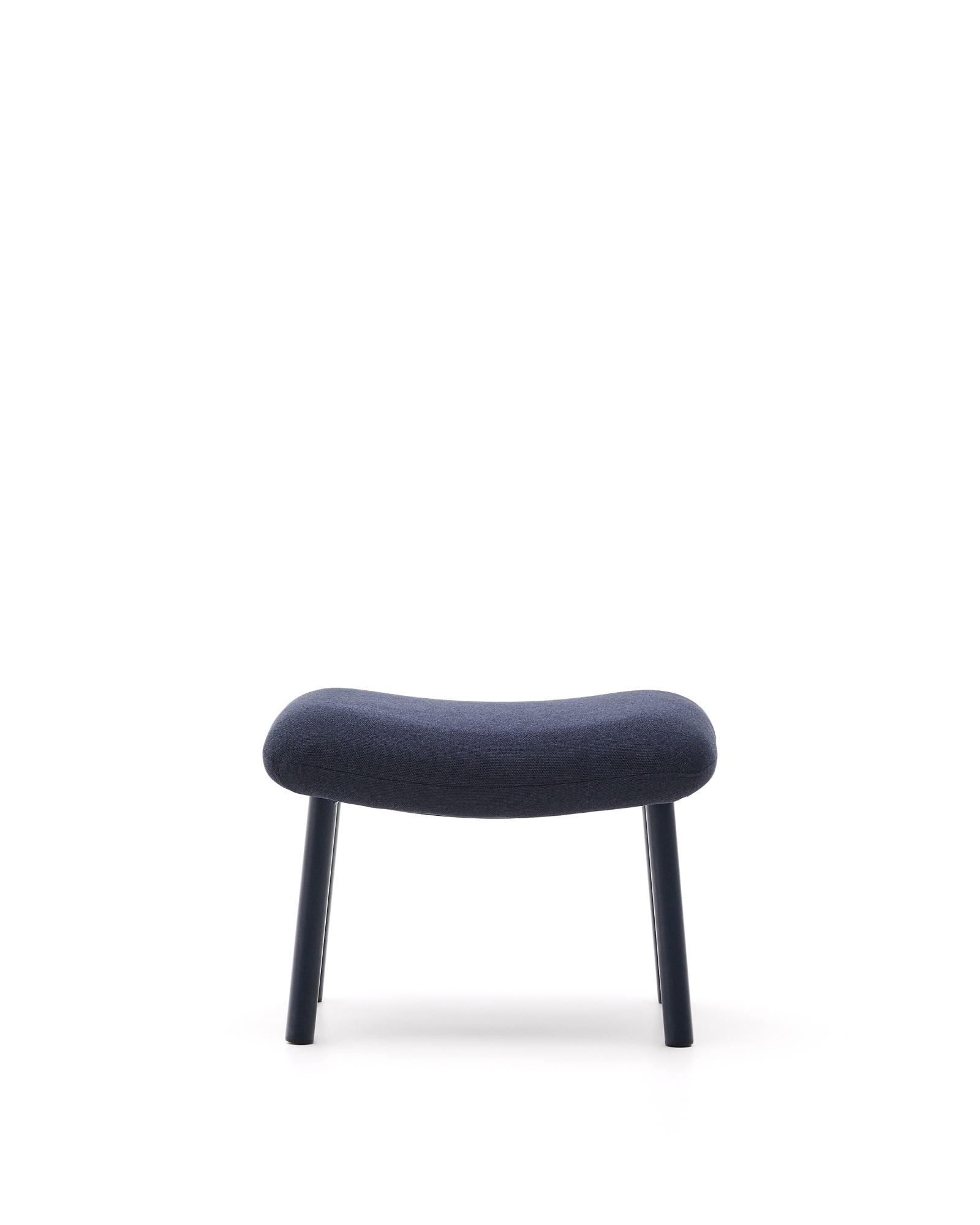 Пуф для ног Inari синий из стали и полиэстра 60 x 50 см La Forma (ex Julia Grup)