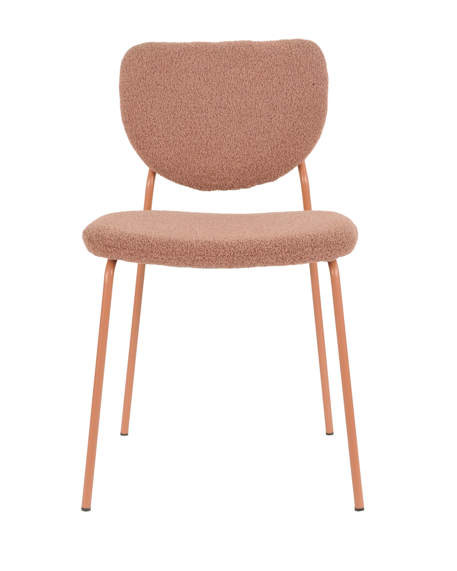 Стул обеденный Gigi коричневый букле розовые ножки Stool Group