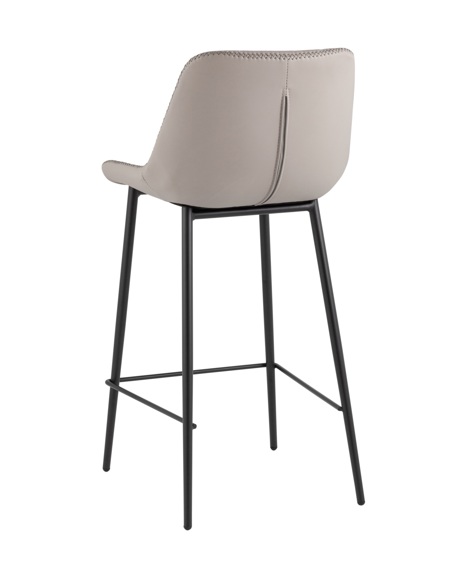 Стул барный Arch экокожа серый Stool Group