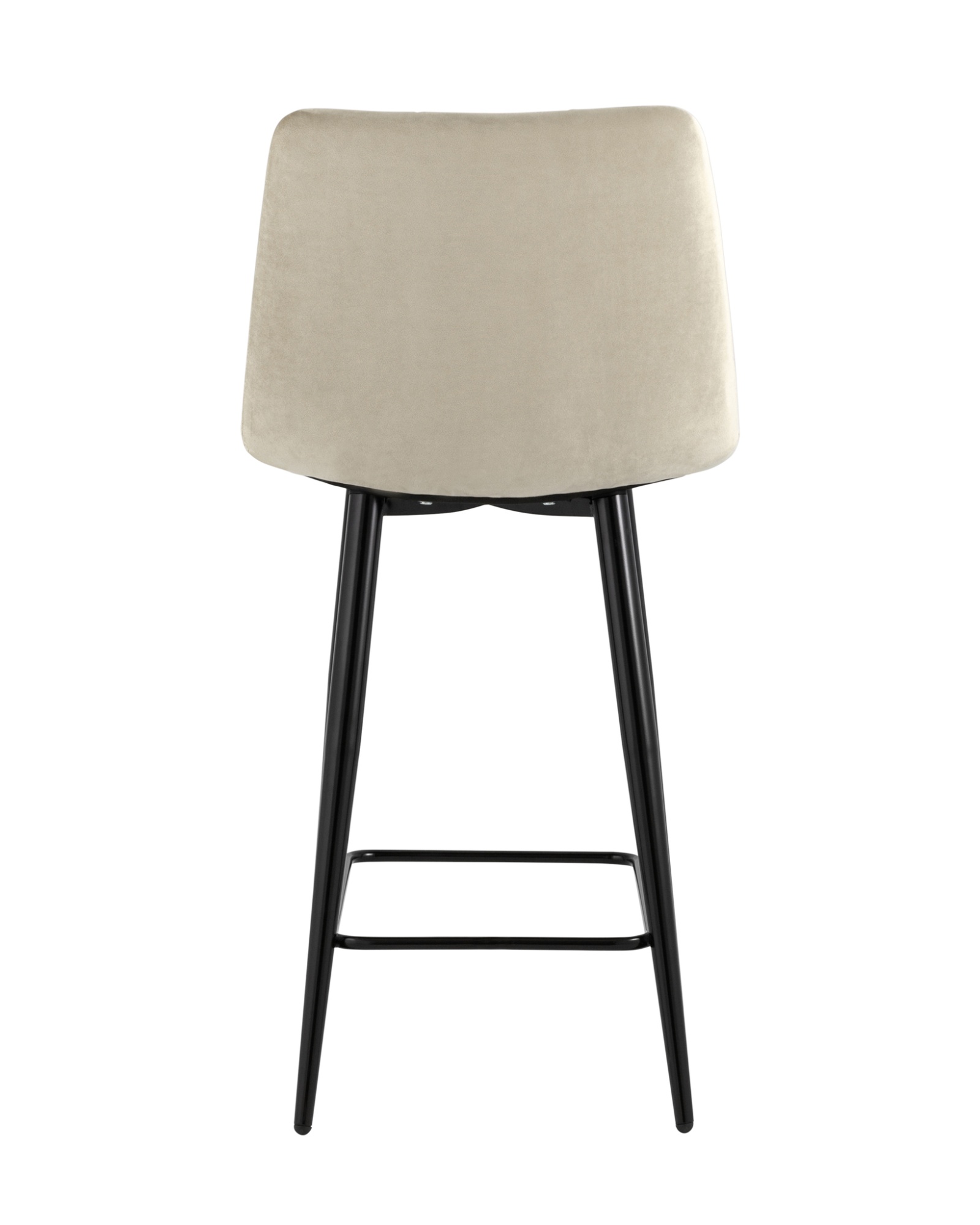 Стул полубарный Джанго велюр бежевый высота сиденья 60 см Stool Group