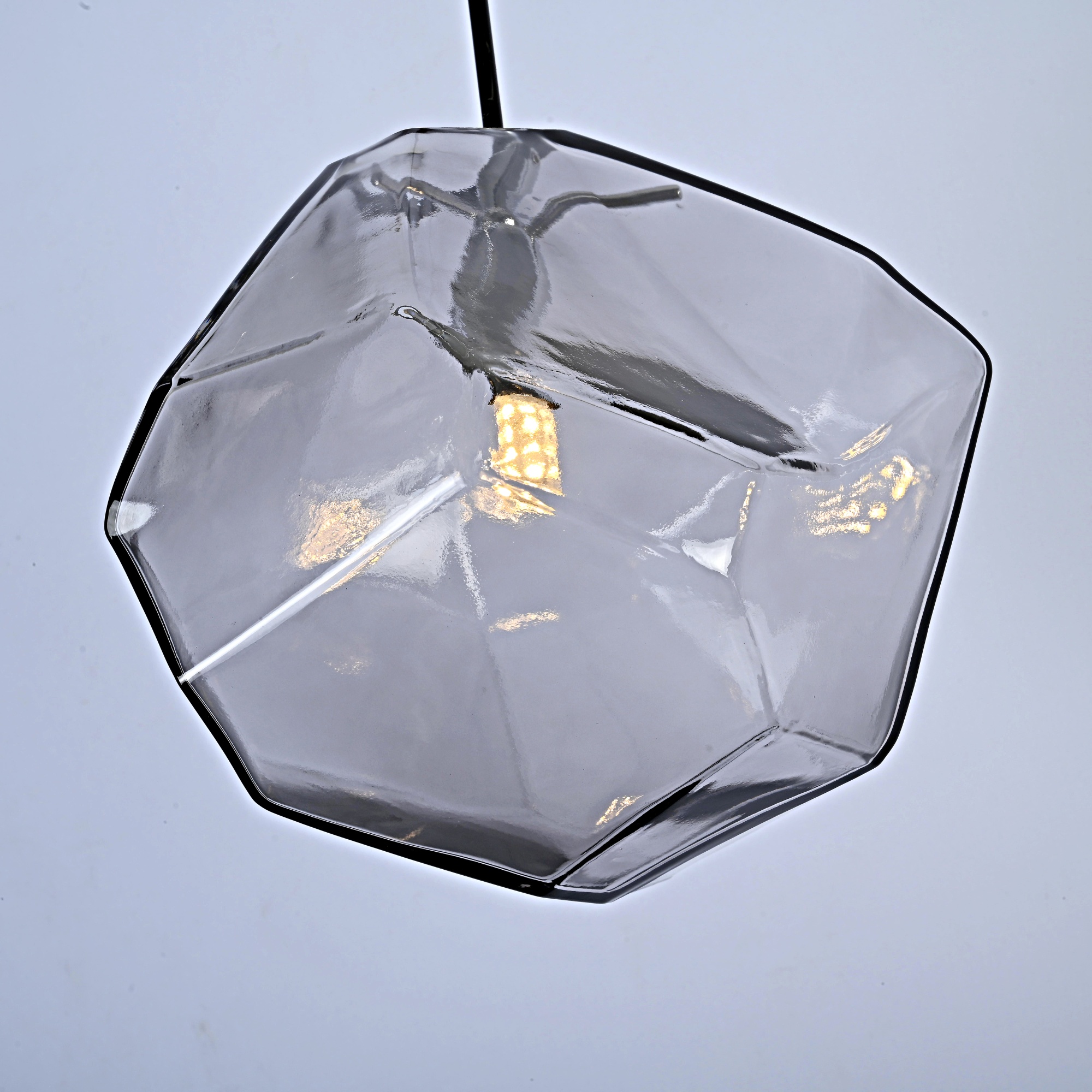Подвесной Светильник Color Ice Cube Pendant Jevio 1 Серый By Imperiumloft