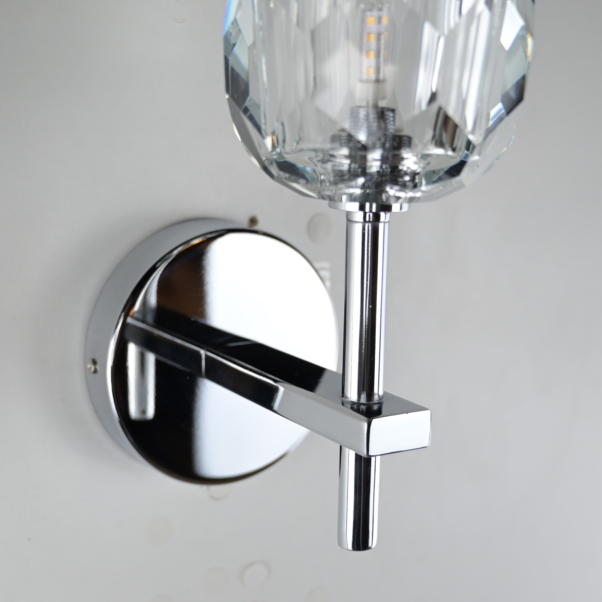 Бра Boule de Cristal Single Sconce Chrome by ImperiumLoft