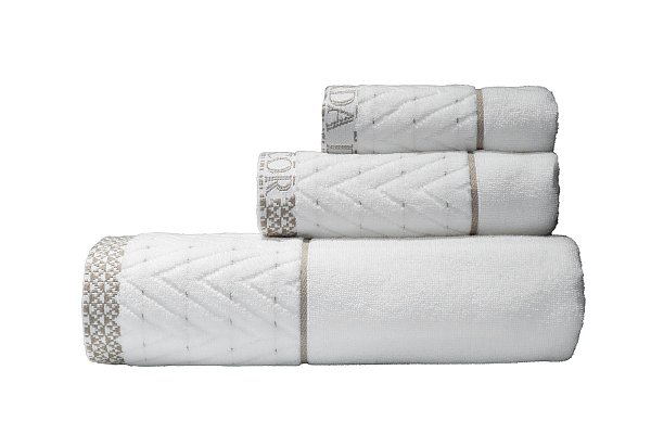 Полотенце Орсетто 70*140 белое Garda Decor 119VAL-02101