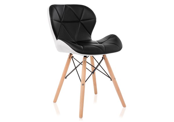 Стул деревянный Woodville PC-027 black / white 11795