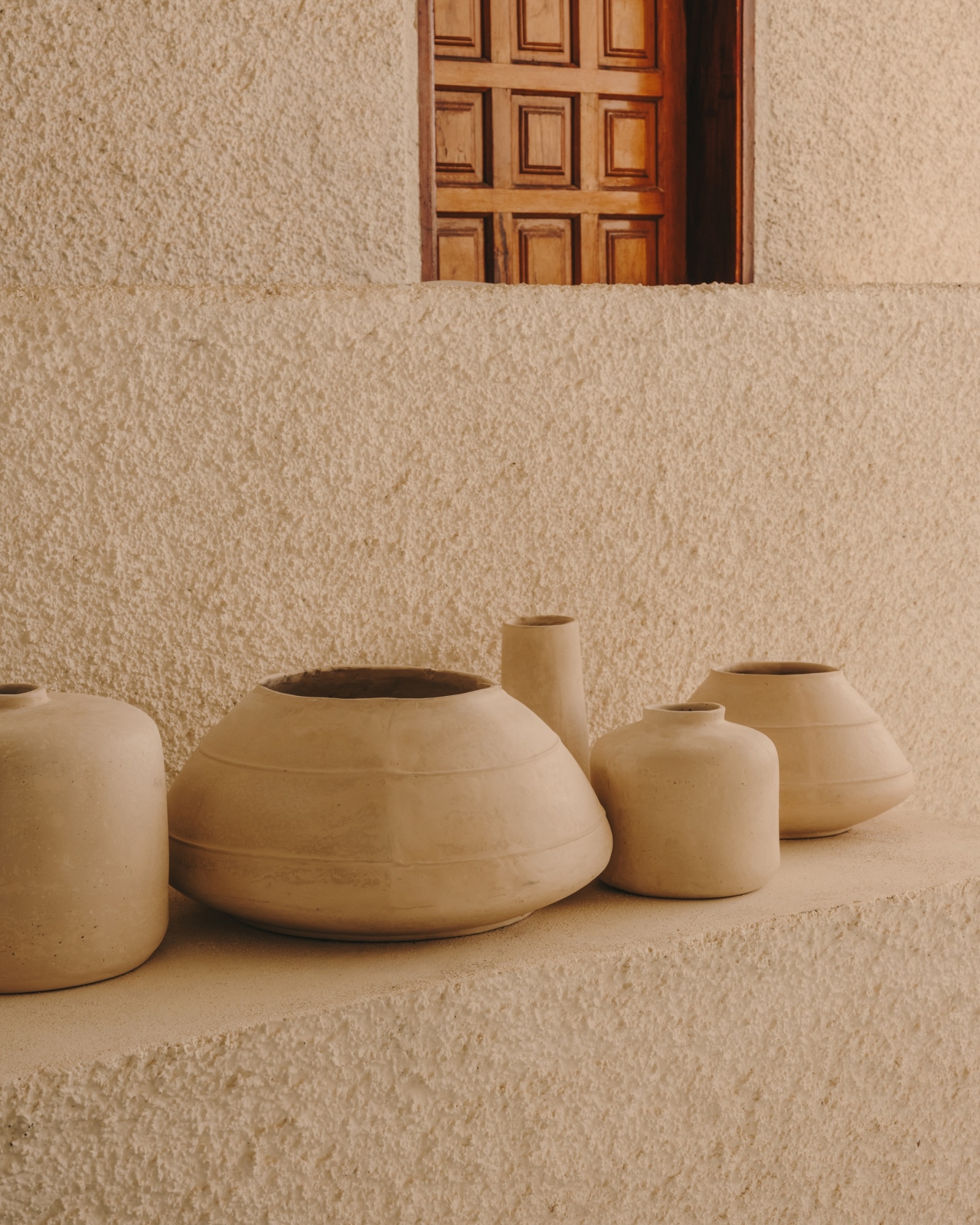 Ваза из папье-маше Sylan белого цвета, 40 см La Forma (ex Julia Grup)