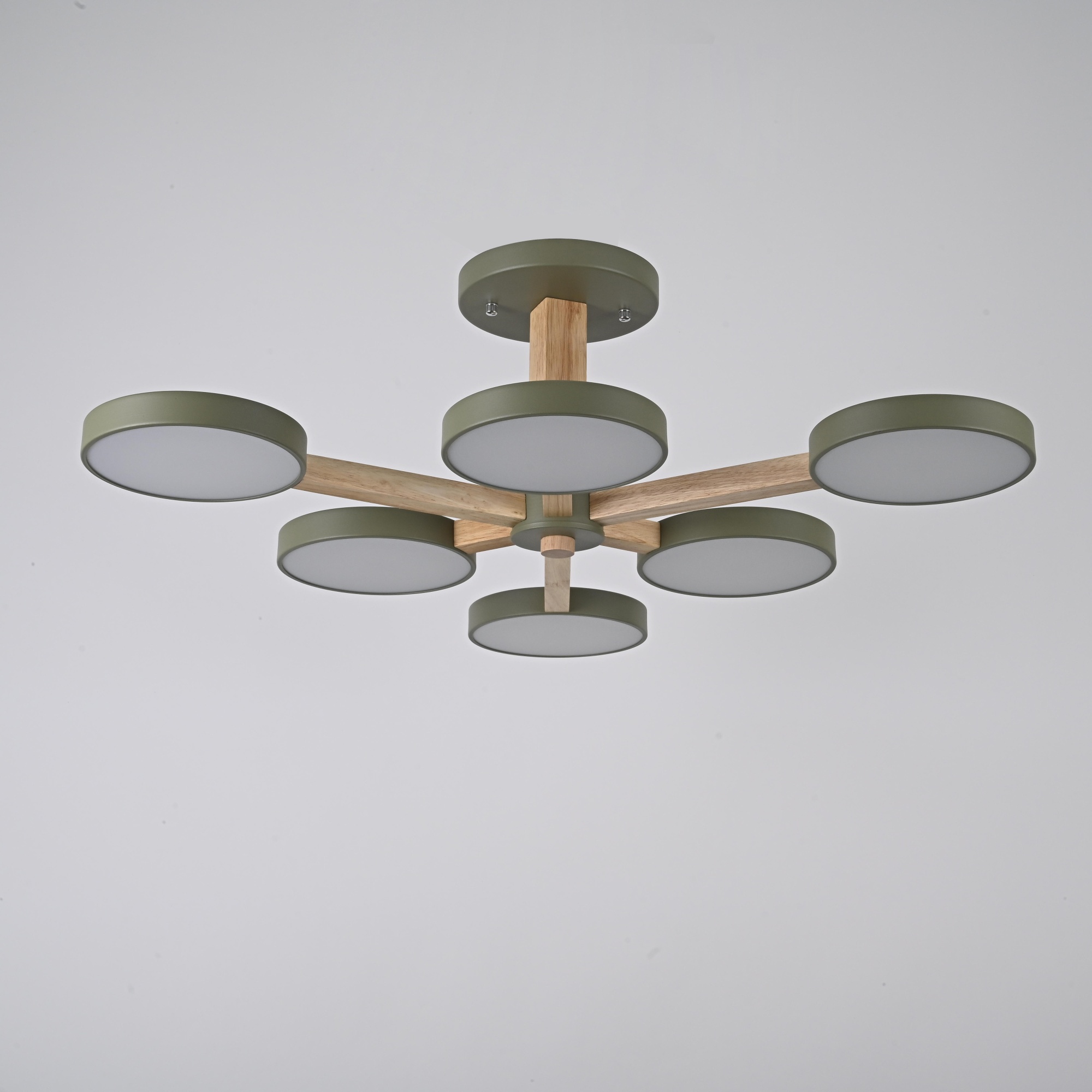 Потолочный светильник TURNA L6 Khaki by ImperiumLoft