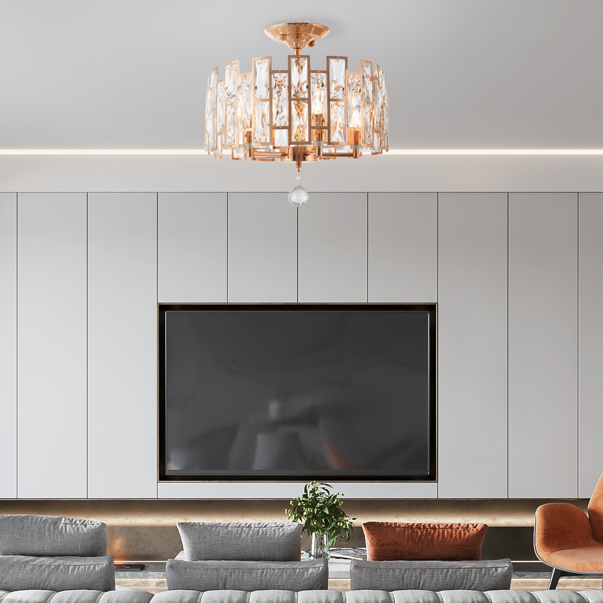 Люстра 374209/5/80/380 GD Arte Milano