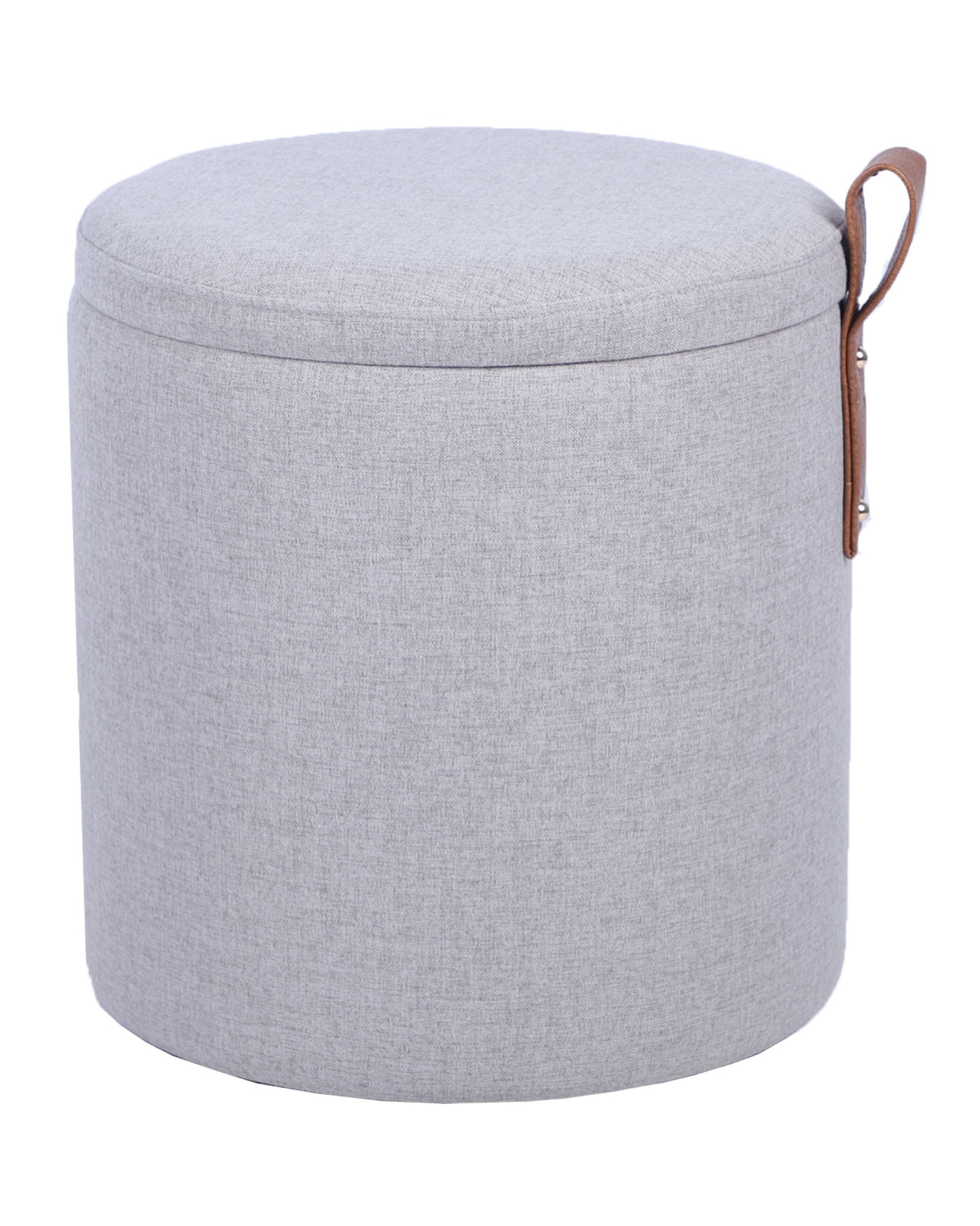 Пуф с ящиком Эркки рогожка XS серый Stool Group