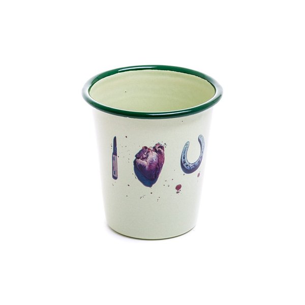 Стакан Seletti Enamel I love U 16978_i love u