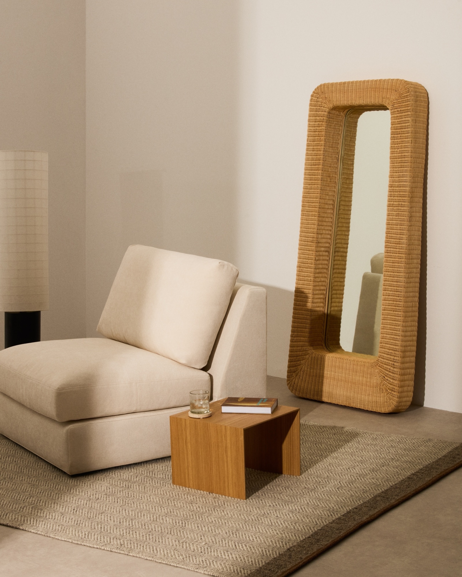 Зеркало из ротанга Zilna 58 x 120 см La Forma (ex Julia Grup)