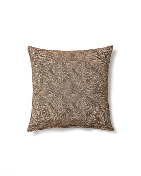 Чехол на подушку Junie из хлопкового жаккарда коричневого и бежевого цвета, 50 x 50 см La Forma (ex Julia Grup)