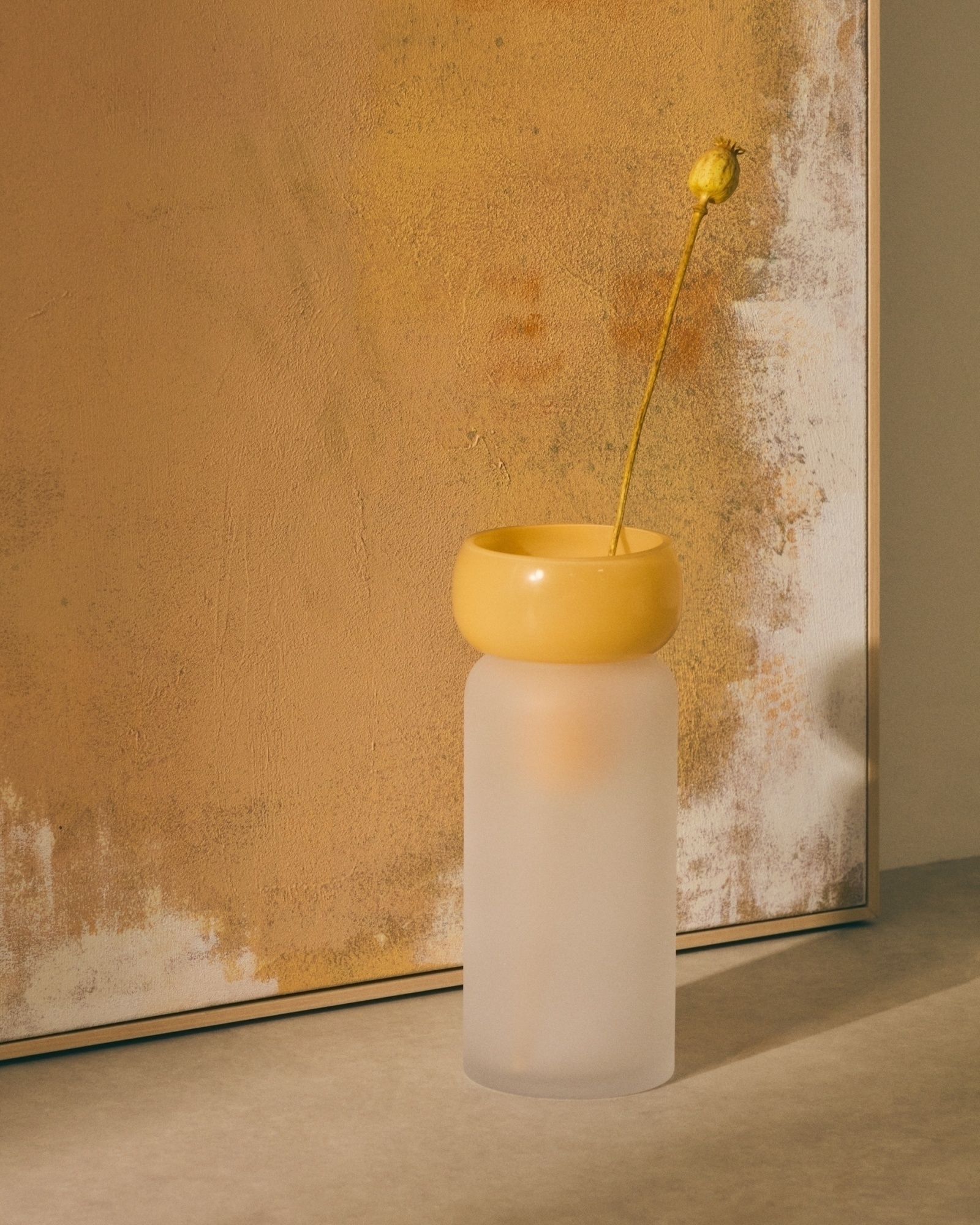 Kelse Ваза из прозрачного и оранжевого стекла 30,5 см La Forma (ex Julia Grup)