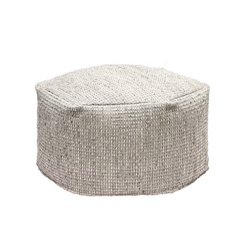 Almadraba Пуф серого цвета 100% ПЭТ 60 x 50 см La Forma (ex Julia Grup)