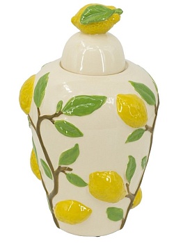 Ваза с лимонами Glasar C5543