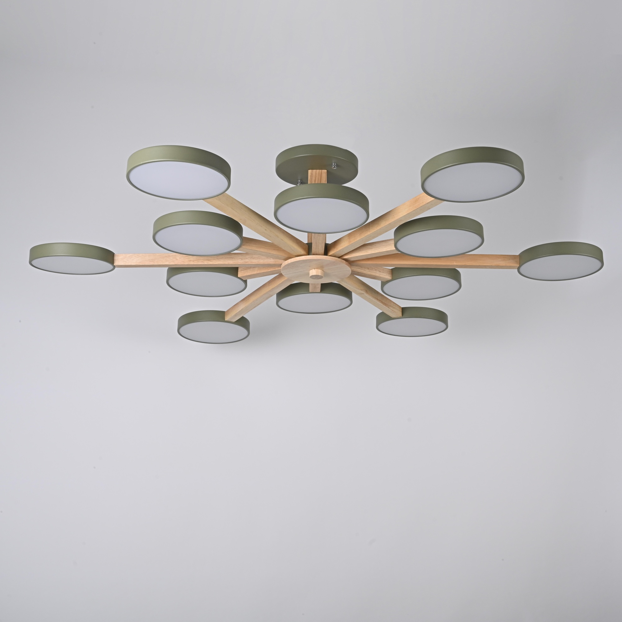 Потолочный светильник TURNA L12 Khaki by ImperiumLoft