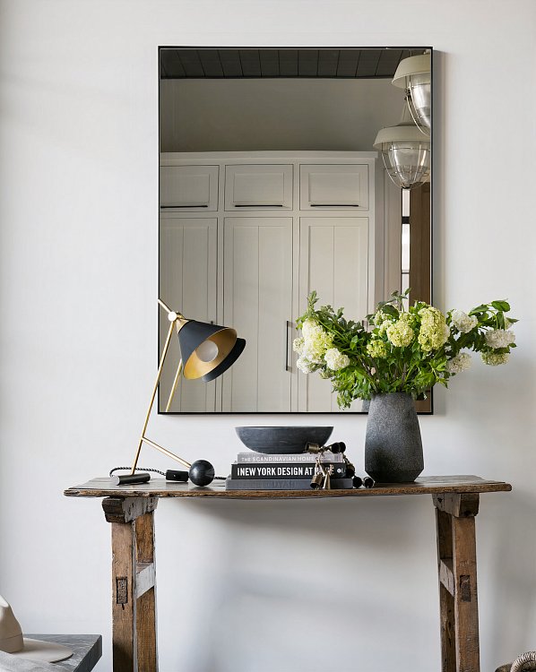 Зеркало в чёрной раме Ноулз Louvre Home LHDWM8531ZYH-black