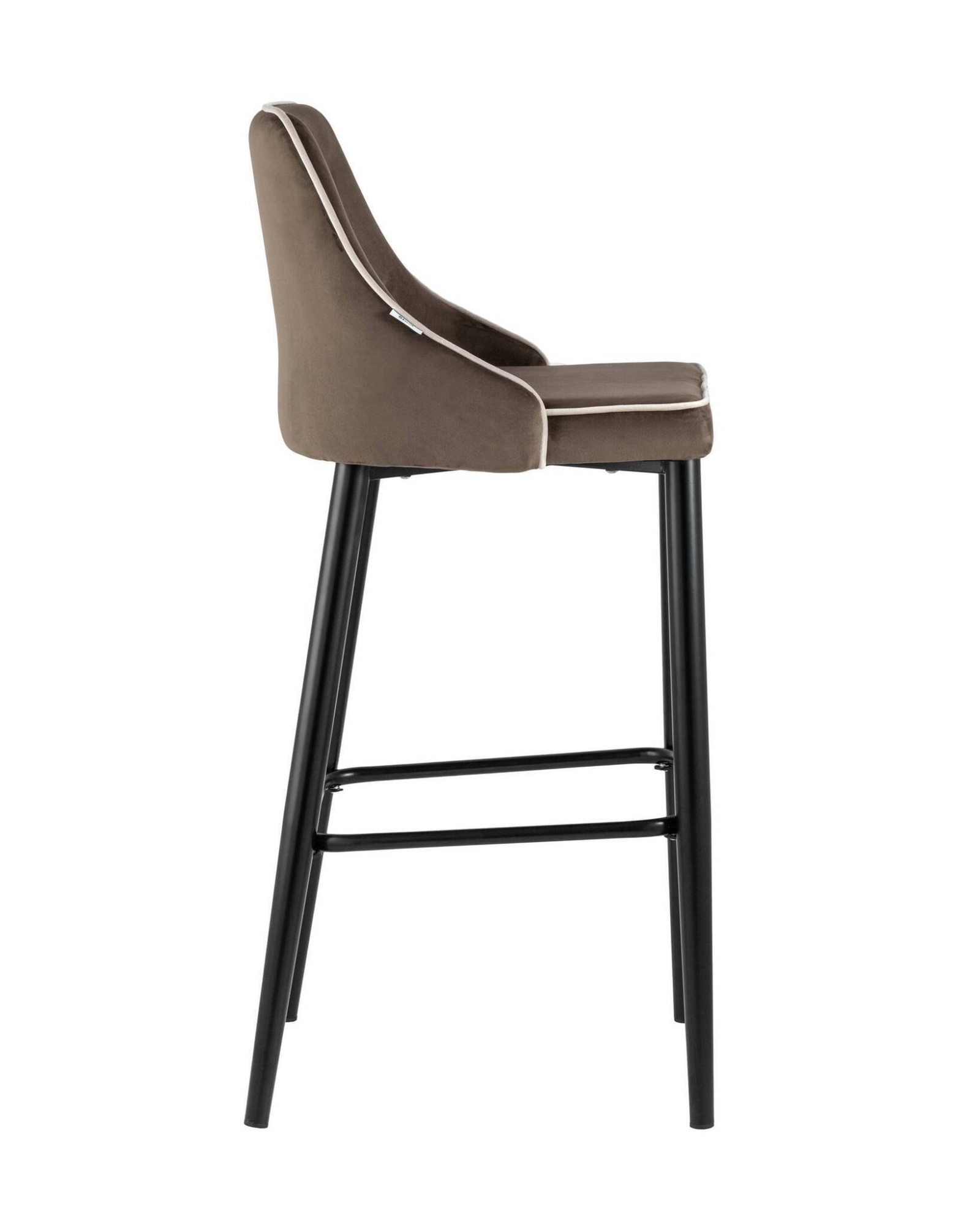 Стул барный Коби велюр коричневый Stool Group