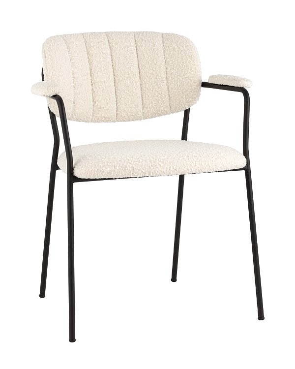 Стул Кэрол букле белый Stool Group