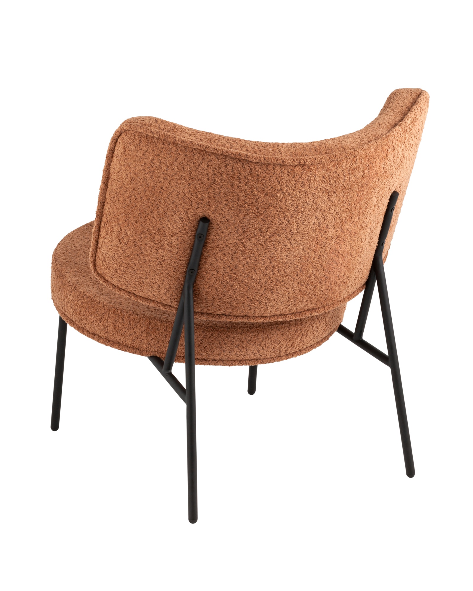 Кресло District Lounge букле терракотовый Stool Group