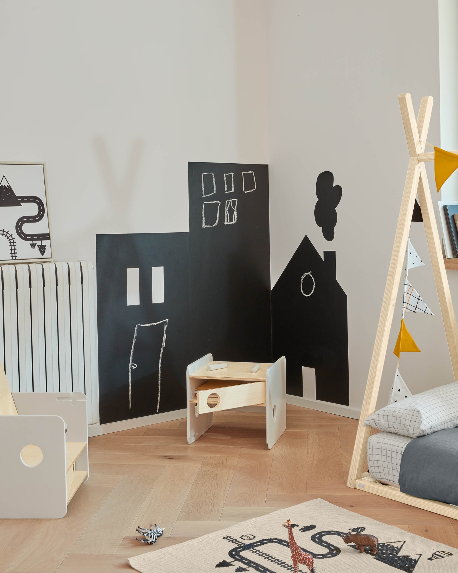 Настенная наклейка Nisi в виде зданий 115 x 145 см La Forma (ex Julia Grup)