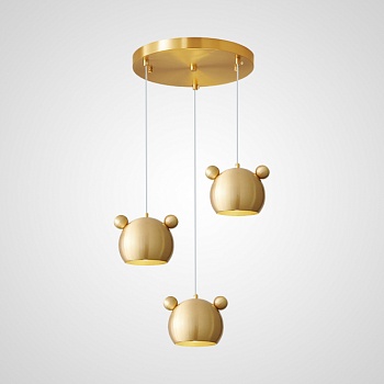 Подвесной светильник BEAR COMBO D25 Brass by ImperiumLoft
