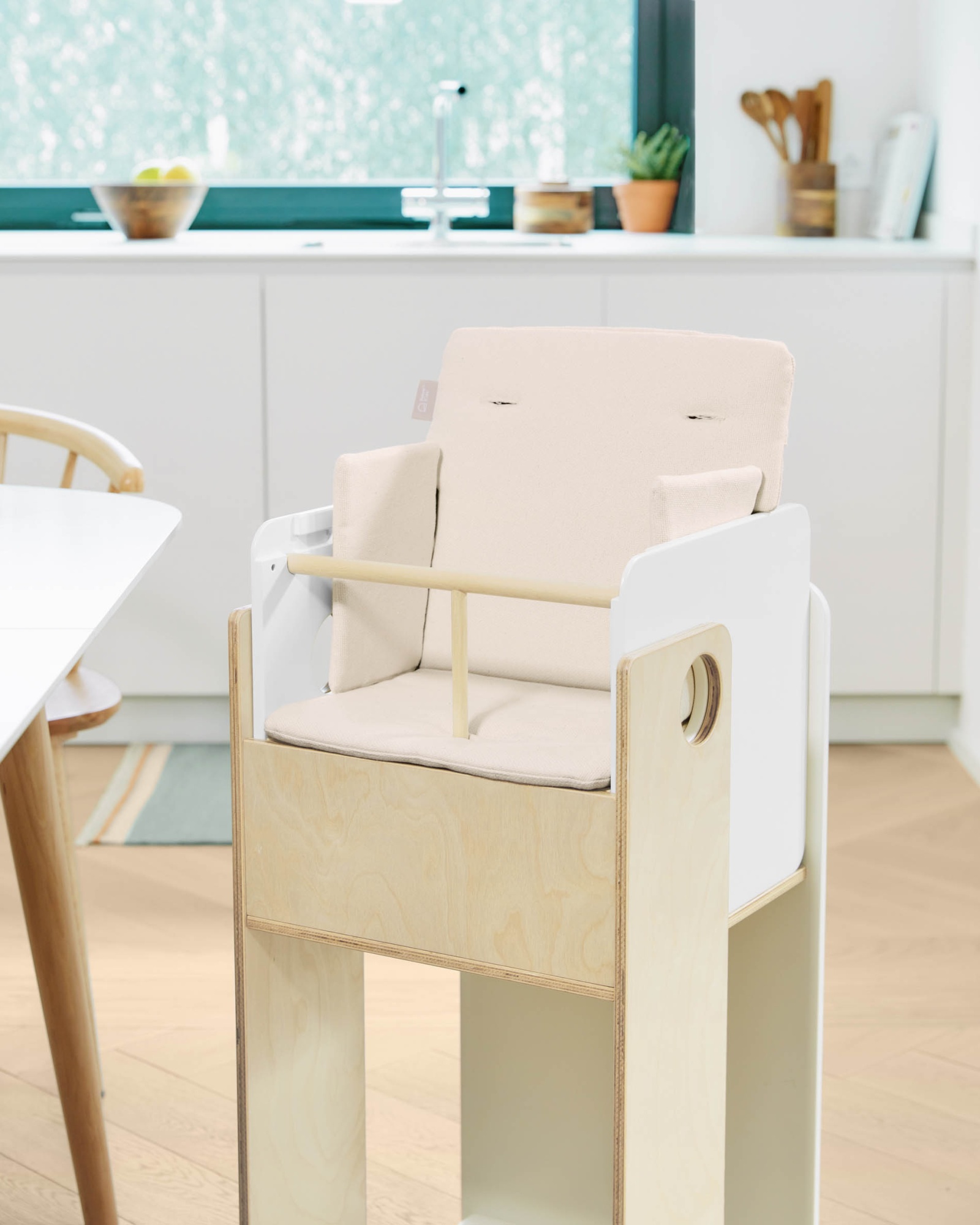 Подушка для стульчика Nuun с натуральной отделкой 100% органический хлопок (GOTS) La Forma (ex Julia Grup)