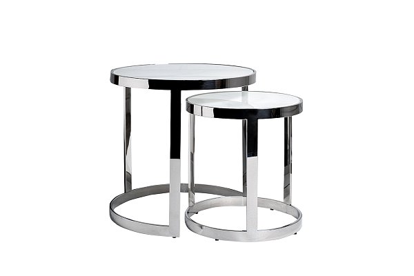 Набор из 2х журнальных столиков Garda Decor 47ED-ET081S