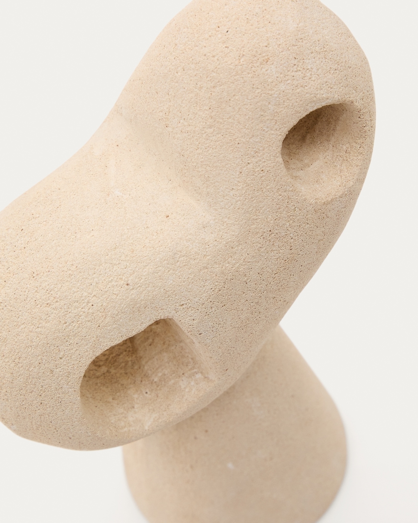 Набор каменных скульптур Arif в бежево-черной отделке 12 см / 15 см La Forma (ex Julia Grup)