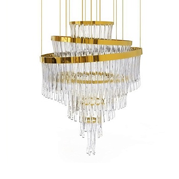 Подвесной светильник DAUPHIN B Transparent by ImperiumLoft